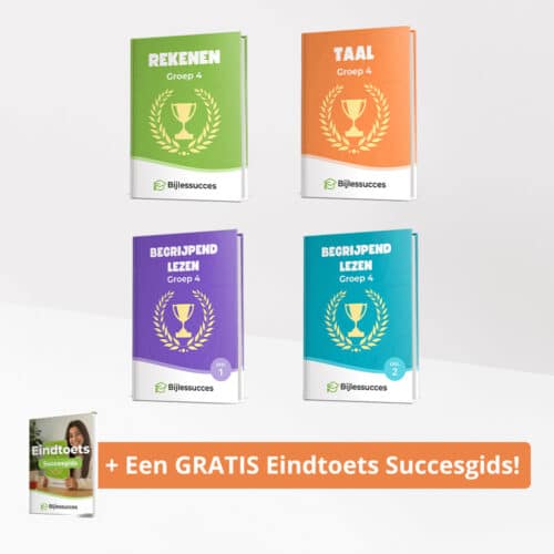 Groep 4 - Totaal pakket - Rekenen, Taal en Begrijpend lezen deel 1 & deel 2