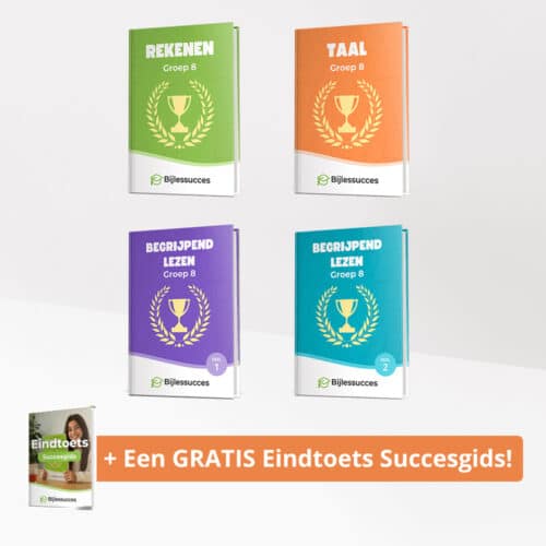Groep 8 - Totaal pakket - Rekenen, Taal en Begrijpend lezen deel 1 & deel 2