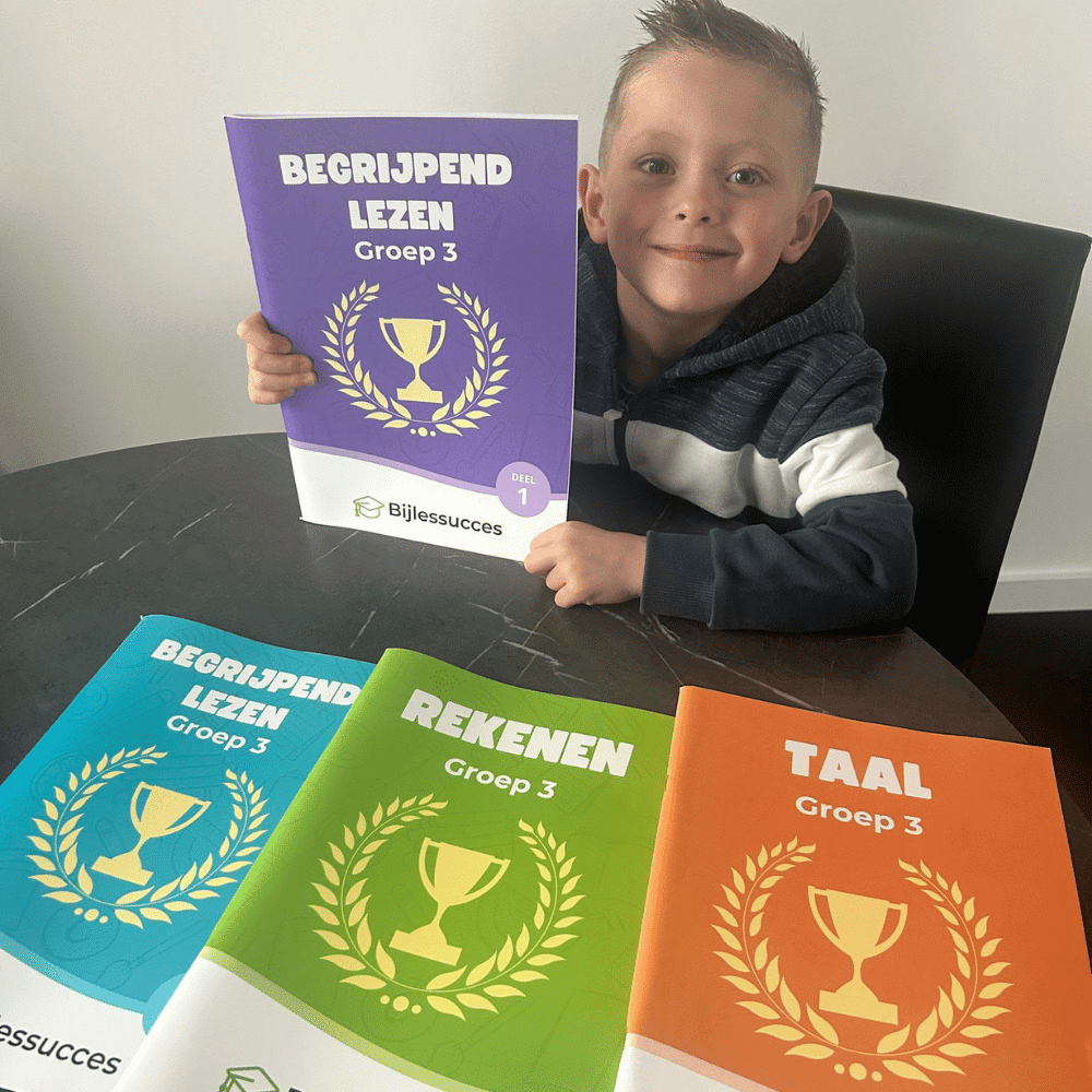 Totaal-pakket-groep-3-Bijlessucces-rekenen-taal-begrijpend-lezen-oefenboeken-50-procent-korting