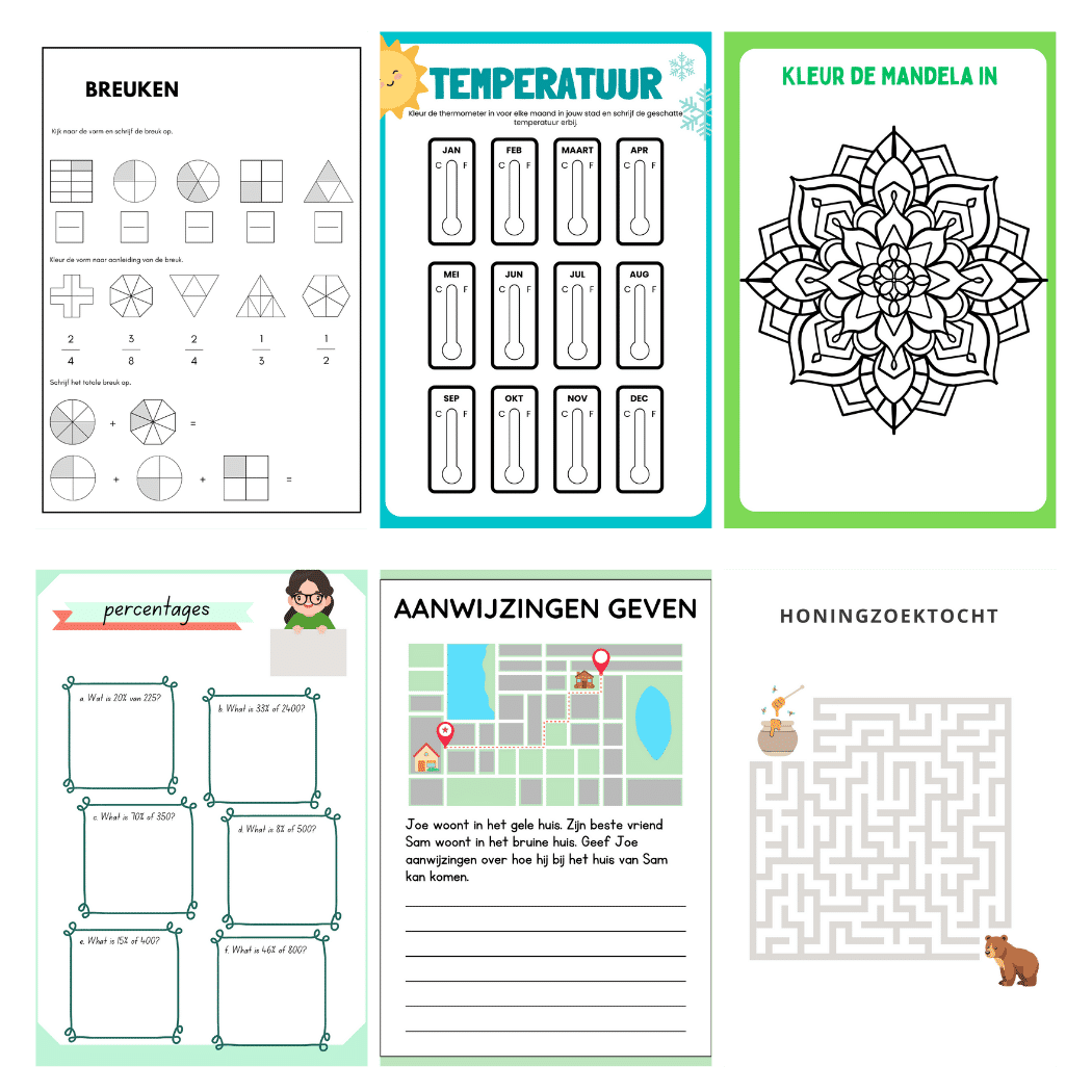 Collage Inhoud - Bewegend pelen.